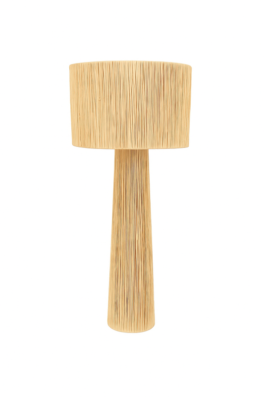 Agafay Souk Golden beige Raffia Lamp