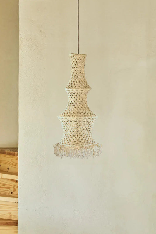 Agafay Souk Handwoven Light Totem – Medium