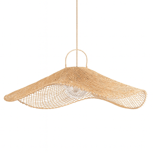 Agafay Souk Harbor Wave Rattan Pendant Lamp