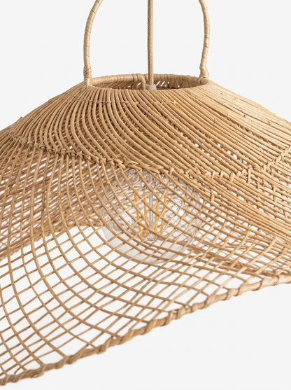 Agafay Souk Harbor Wave Rattan Pendant Lamp