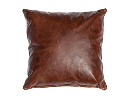 Agafay Souk Heritage Square Leather Pillow
