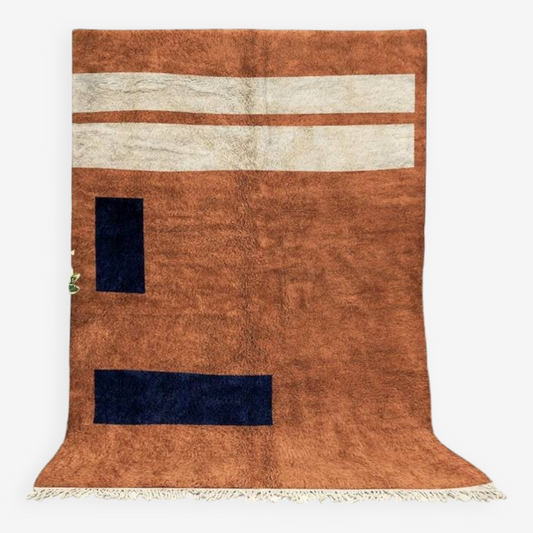 Agafay Souk Indigo Edge Azilal Rug