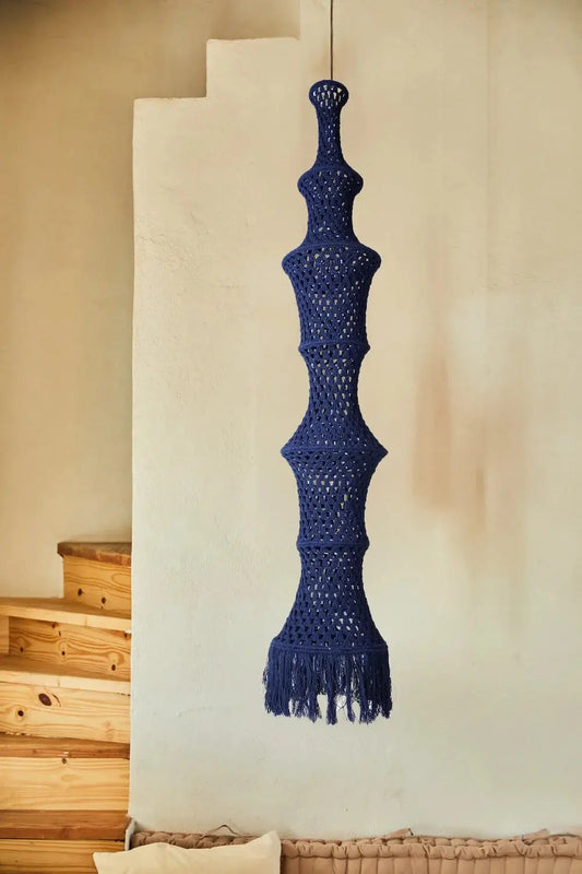 Agafay Souk Indigo Totem Lights – Tall