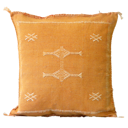 Agafay Souk Kasbah Spice Cactus Silk Pillow