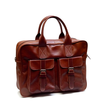 Agafay Souk Leather Work Briefcase