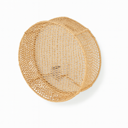 Agafay Souk Luna Weave Raffia Sconce