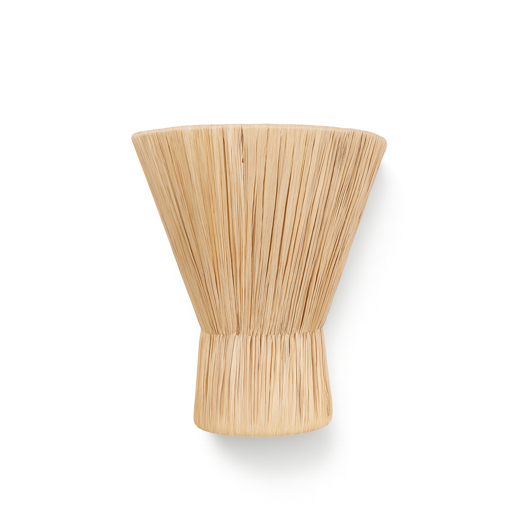 Agafay Souk Lustre Torch Raffia Sconce