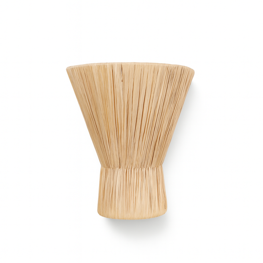 Agafay Souk Lustre Torch Raffia Sconce