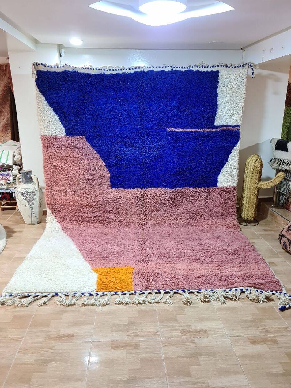 Agafay Souk Majorelle Mirage Beni Ouarain Rug