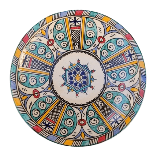 Agafay Souk Medina Joy Multicolor Ceramic Plate