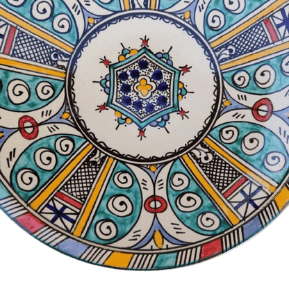 Agafay Souk Medina Joy Multicolor Ceramic Plate