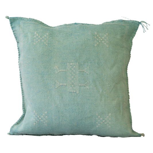 Agafay Souk Nomad Breeze Cactus Silk Pillow