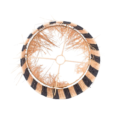 Agafay Souk Nomad Fringe Raffia Pendant Lamp