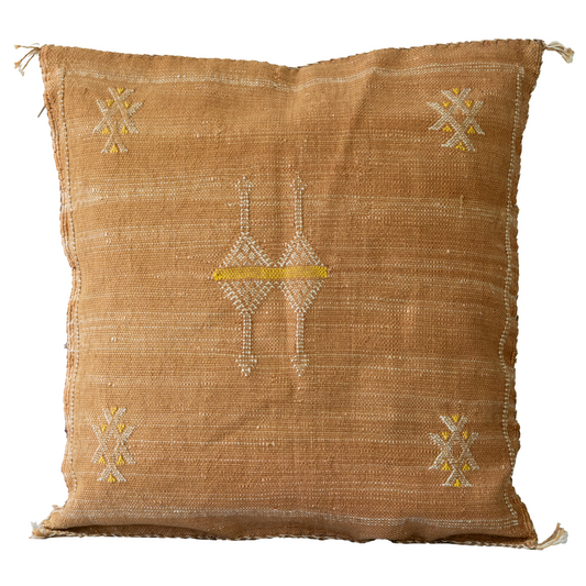 Agafay Souk Nomad Sandstone Cactus Silk Pillow