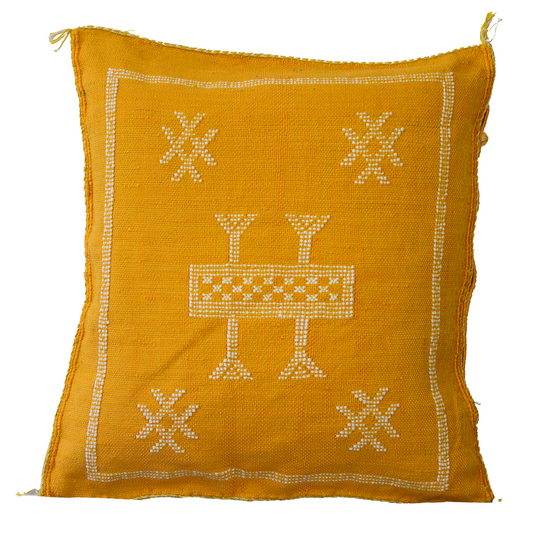 Agafay Souk Nomad Sun Cactus Silk Pillow