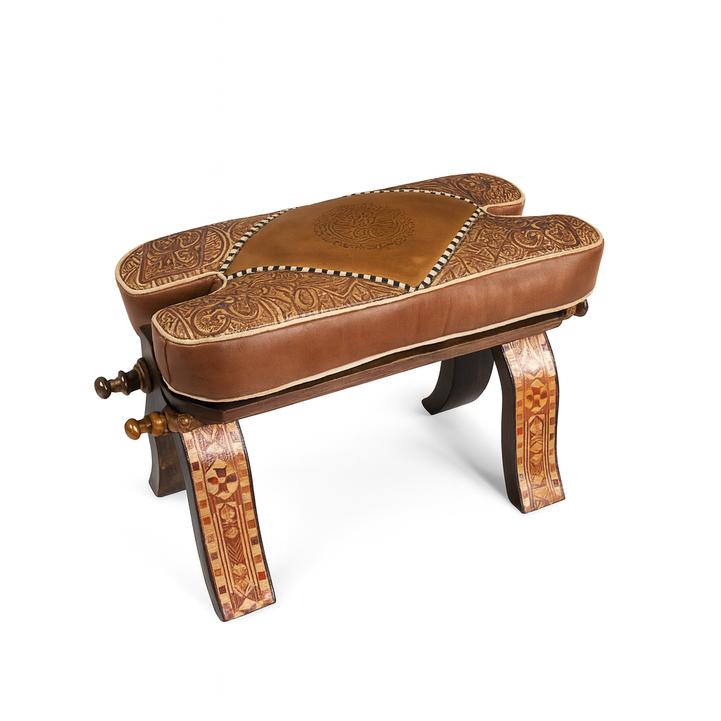 Agafay Souk Ocher Path Stool