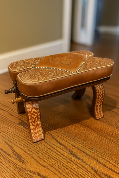 Agafay Souk Ocher Path Stool