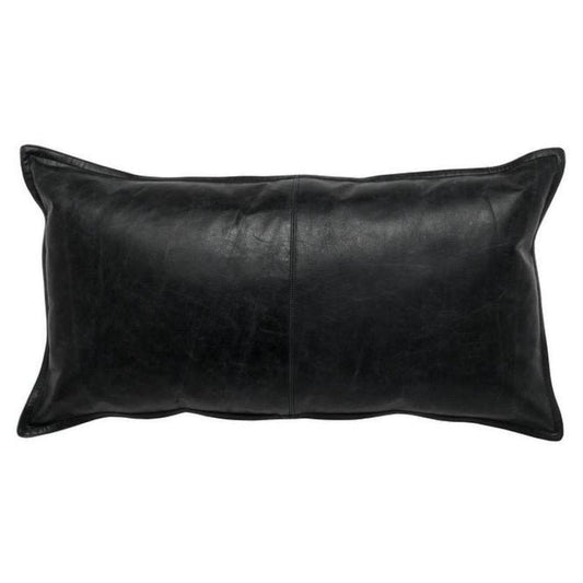 Agafay Souk Onyx Line Leather Pillow