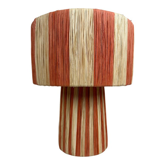 Agafay Souk Orange Raffia Lamp