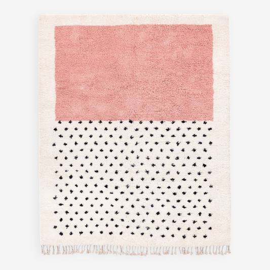 Agafay Souk Painted Blush Oasis Beni Ouarain Rug