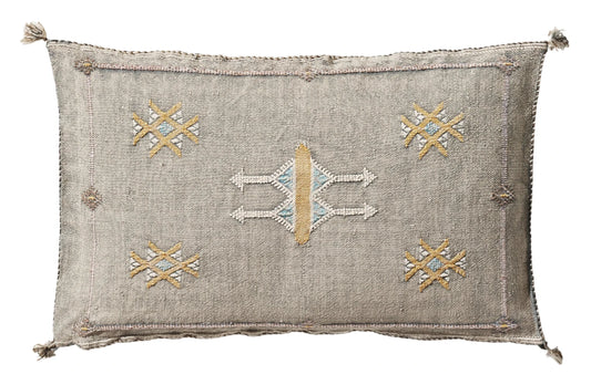 Agafay Souk Pebble Oasis Cactus Silk Pillow