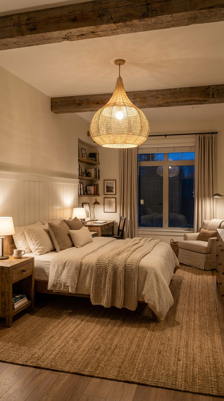 Agafay Souk Raffia Pendant Lamp