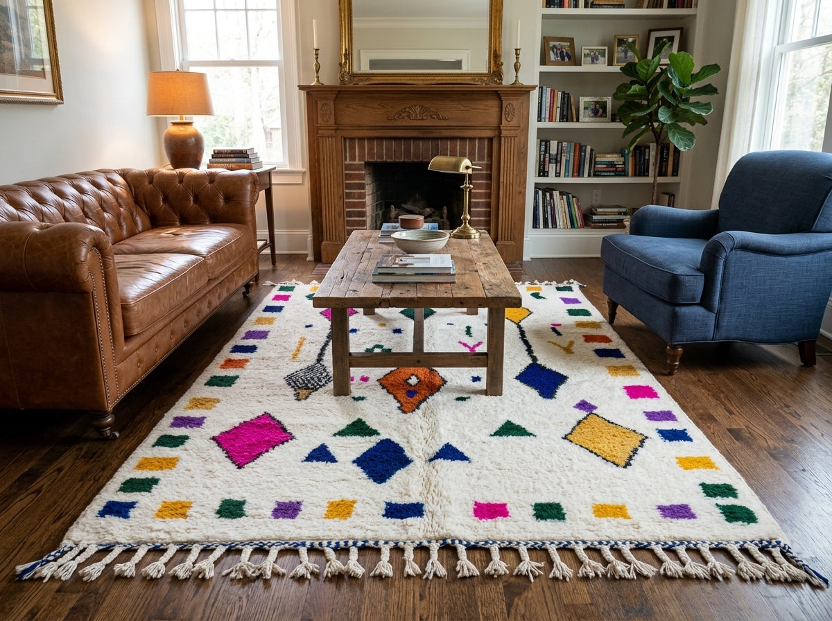 Agafay Souk Rainbow Kasbah Azilal Rug