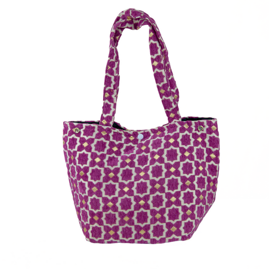Agafay Souk Rose Zellij Tote