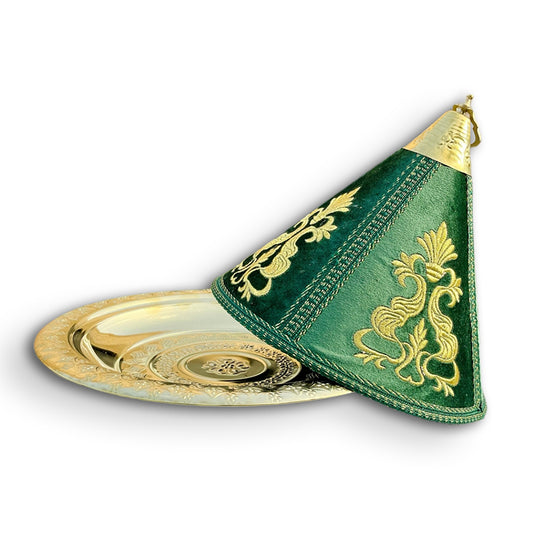 Agafay Souk Royal Oasis Green Serving Dish