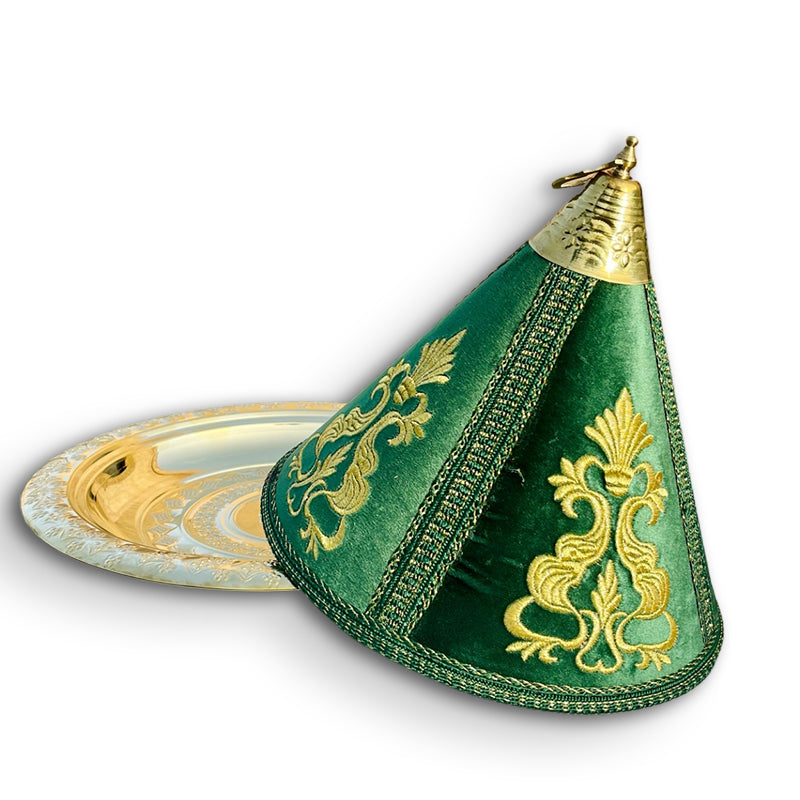 Agafay Souk Royal Oasis Green Serving Dish
