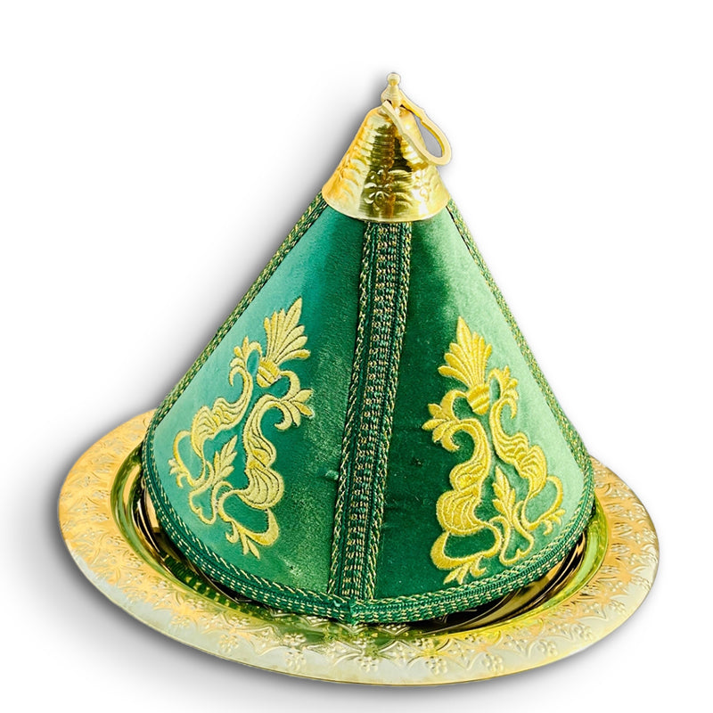 Agafay Souk Royal Oasis Green Serving Dish