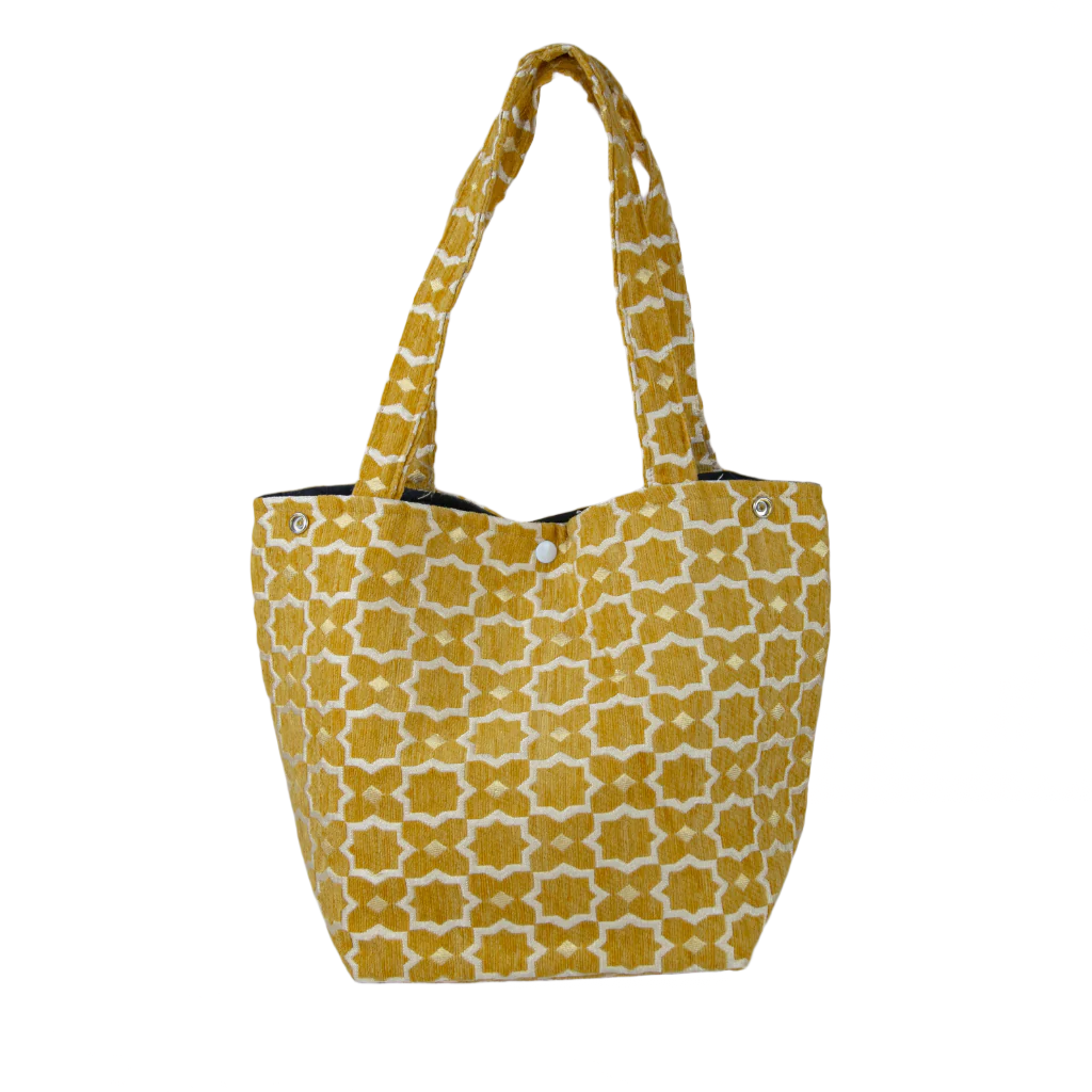 Agafay Souk Saffron Zellij Tote