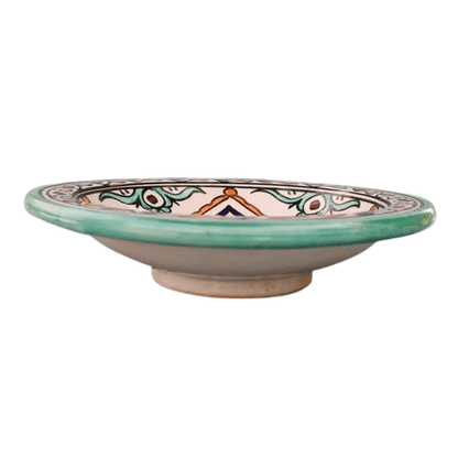 Agafay Souk Safi Jewel Motif Ceramic Plate