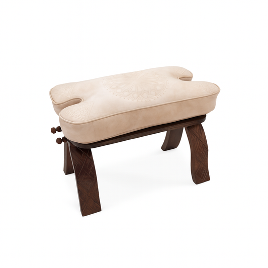 Agafay Souk Sand Crest Stool