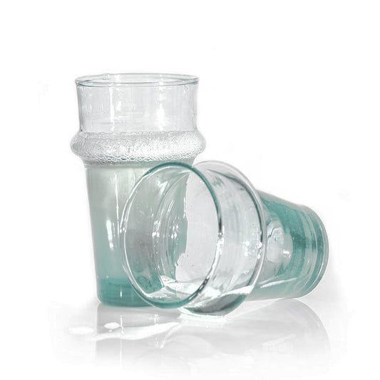 Agafay Souk Tea Glasses, Clear (Set of 6)
