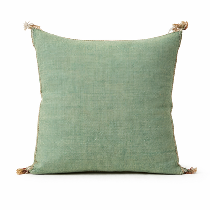 Agafay Souk Atlas Meadow Cactus Silk Pillow