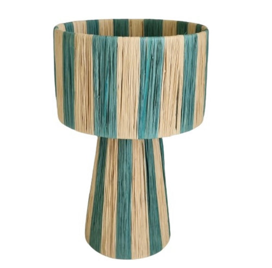 Agafay Souk Cactus Cream Raffia Lamp