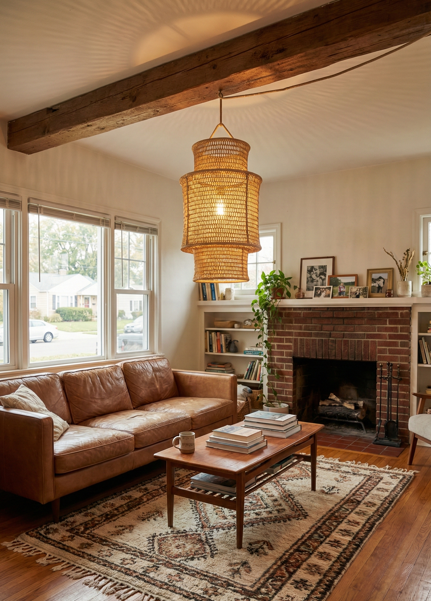 Agafay Souk Casbah Lantern Raffia Pendant Lamp