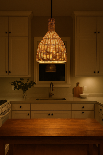Agafay Souk Desert Rise Rattan Pendant Lamp