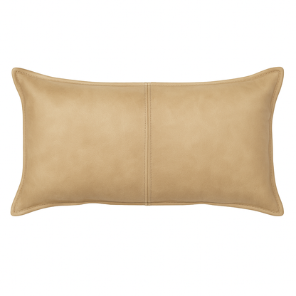Agafay Souk Dune Leather Pillow