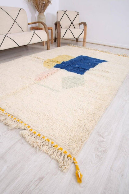 Agafay Souk Earthbound Geometry Beni Ouarain Rug