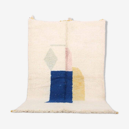 Agafay Souk Earthbound Geometry Beni Ouarain Rug