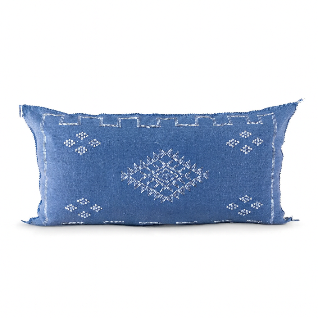 Agafay Souk Midnight Dunes Cactus Silk Pillow