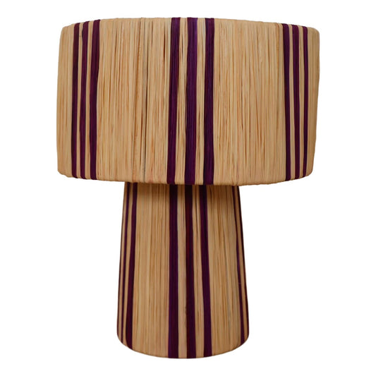 Moroccan Purple Raffina Lamp