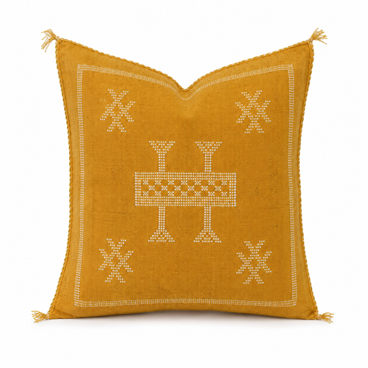 Agafay Souk Nomad Sun Cactus Silk Pillow