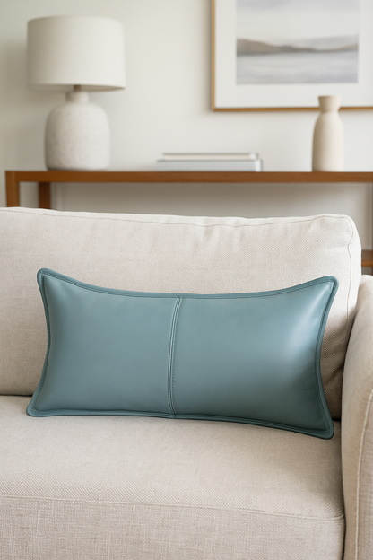 Agafay Souk Oasis Leather Pillow