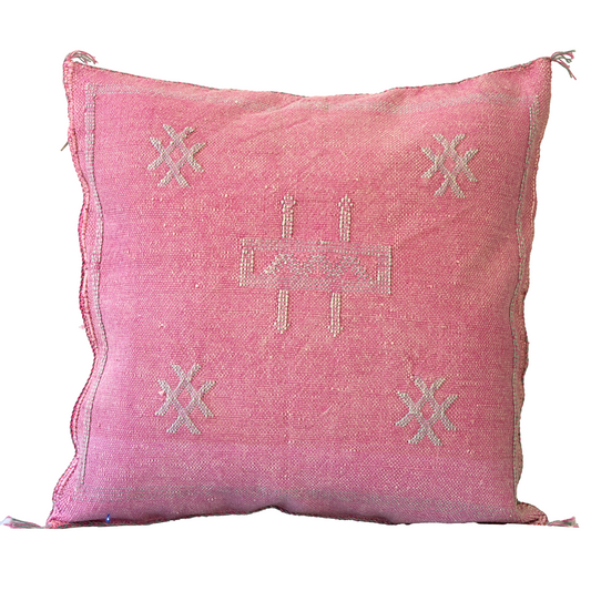 Agafay Souk Rose Medina Cactus Silk Pillow