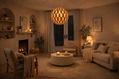 Agafay Souk Sahara Loom Pendant Light