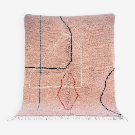 Agafay Souk Tranquil Pathways Beni Ouarain Rug