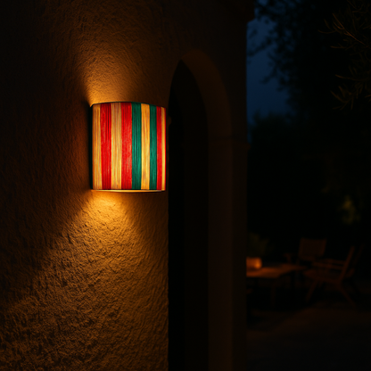 Agafay Souk Caravan Colors Raffia Sconce
